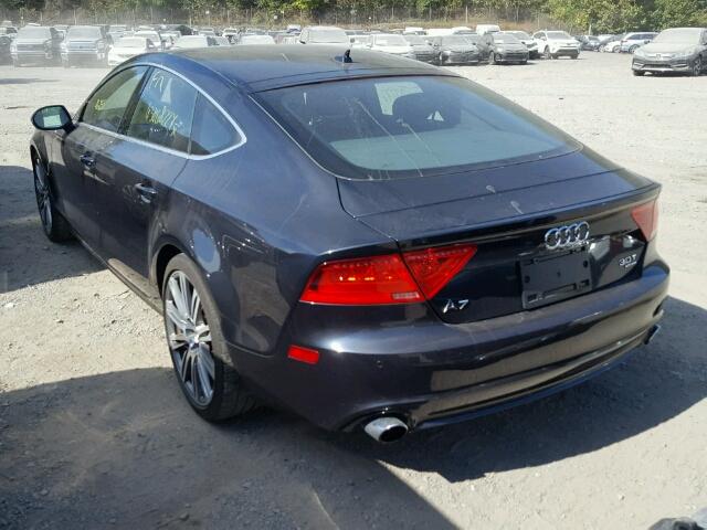 WAUYGAFC1CN098739 - 2012 AUDI A7 BLUE photo 3