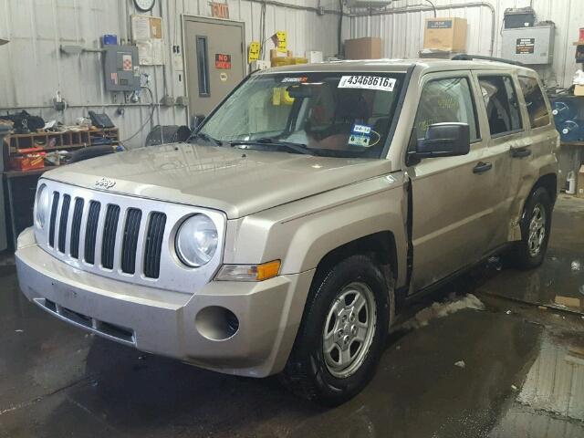 1J4FT28A09D140270 - 2009 JEEP PATRIOT SP TAN photo 2