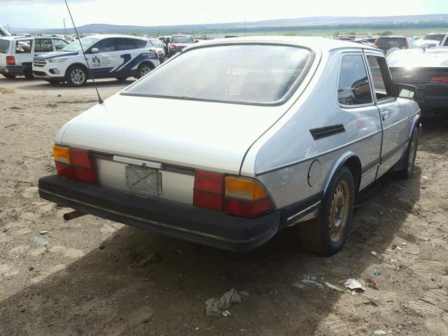 YS3AB35J2G2013180 - 1986 SAAB 900 SILVER photo 4