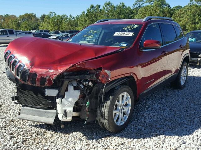 1C4PJLCB9EW178830 - 2014 JEEP CHEROKEE L BURGUNDY photo 2