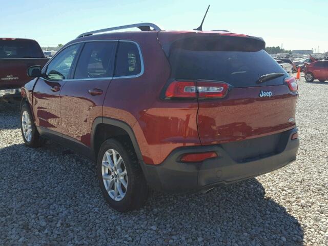 1C4PJLCB9EW178830 - 2014 JEEP CHEROKEE L BURGUNDY photo 3