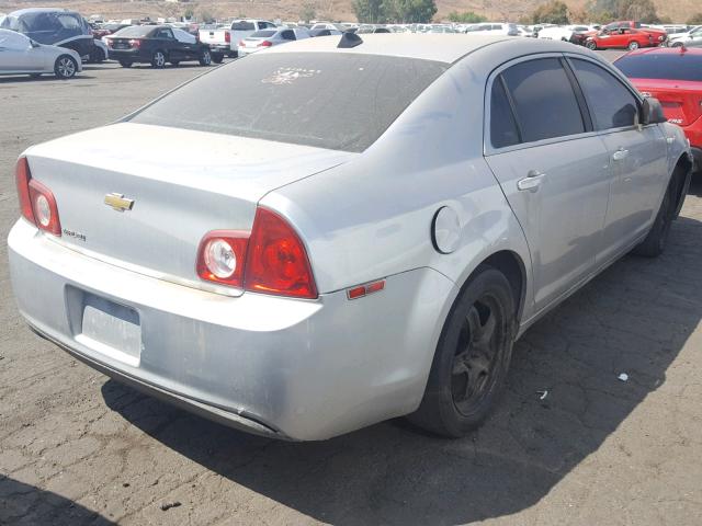 1G1ZA5EU5CF235260 - 2012 CHEVROLET MALIBU LS SILVER photo 4