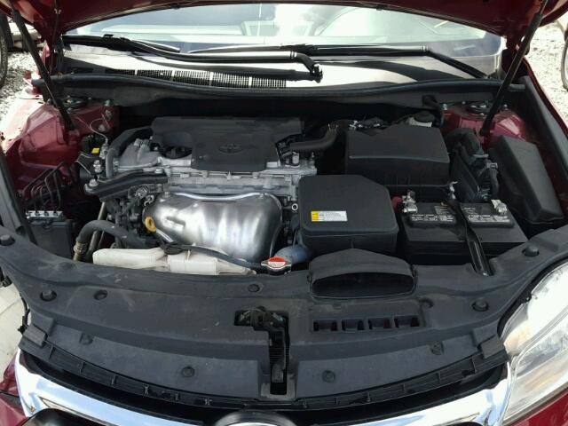 4T1BF1FK2GU607926 - 2016 TOYOTA CAMRY LE BURGUNDY photo 7