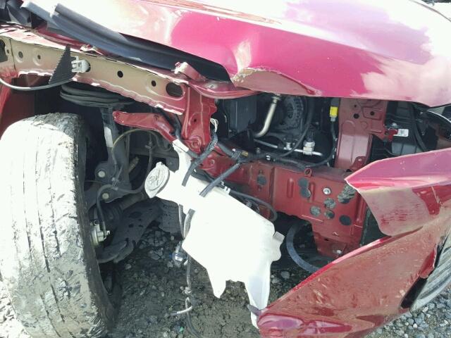 4T1BF1FK2GU607926 - 2016 TOYOTA CAMRY LE BURGUNDY photo 9