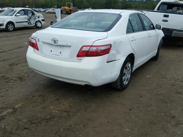 4T4BE46K09R057347 - 2009 TOYOTA CAMRY BASE WHITE photo 4