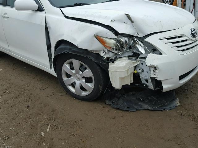 4T4BE46K09R057347 - 2009 TOYOTA CAMRY BASE WHITE photo 9