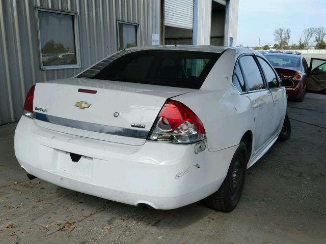 2G1WD5EM6A1244693 - 2010 CHEVROLET IMPALA POL WHITE photo 4