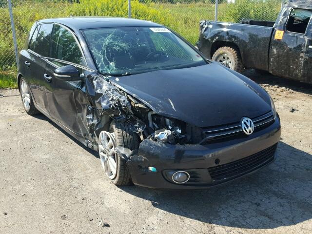 WVWCA9AJ1BW159583 - 2011 VOLKSWAGEN GOLF BLACK photo 1