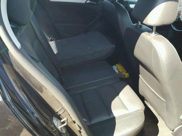 WVWCA9AJ1BW159583 - 2011 VOLKSWAGEN GOLF BLACK photo 6