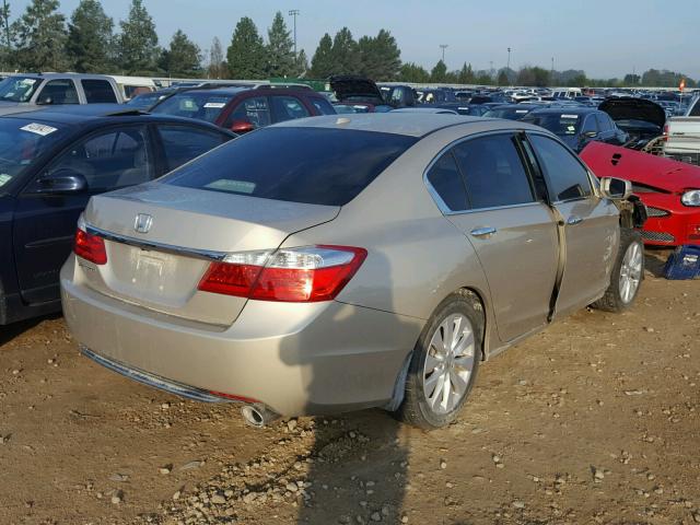 1HGCR2F81DA229476 - 2013 HONDA ACCORD EXL GOLD photo 4