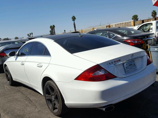 WDDDJ75X86A014069 - 2006 MERCEDES-BENZ CLS 500C WHITE photo 3