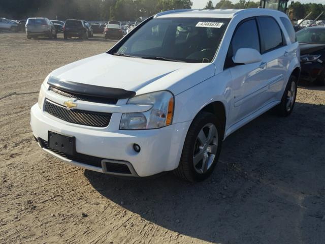 2CNDL937296214851 - 2009 CHEVROLET EQUINOX SP WHITE photo 2