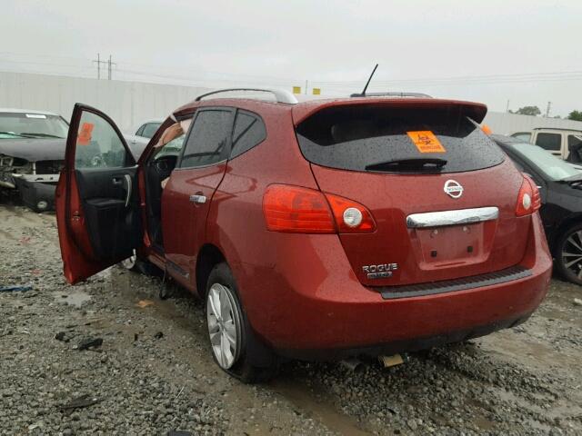 JN8AS5MT5FW655619 - 2015 NISSAN ROGUE SELE RED photo 3