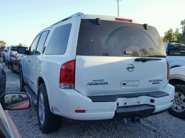 5N1BA0NF2DN613387 - 2013 NISSAN ARMADA PLA WHITE photo 3