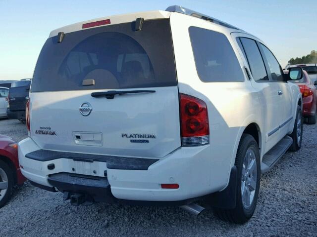 5N1BA0NF2DN613387 - 2013 NISSAN ARMADA PLA WHITE photo 4