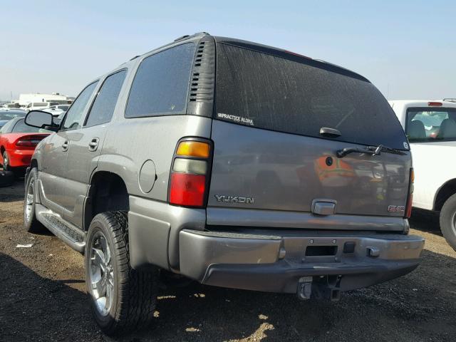 1GKEK63U46J159001 - 2006 GMC YUKON DENA GRAY photo 3