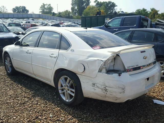 2G1WU583689216150 - 2008 CHEVROLET IMPALA LTZ WHITE photo 9