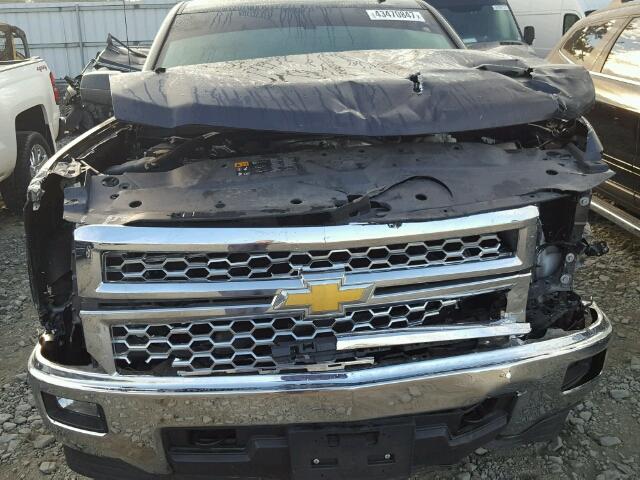 3GCUKREC0EG388675 - 2014 CHEVROLET SILVERADO BLACK photo 9