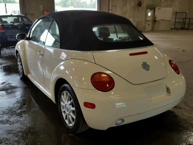 3VWCM31Y85M357869 - 2005 VOLKSWAGEN NEW BEETLE თაფლისფერი ფოტო 3