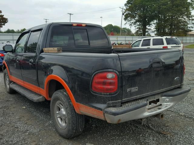 1FTRW08L31KD52287 - 2001 FORD F150 SUPER BLACK photo 3