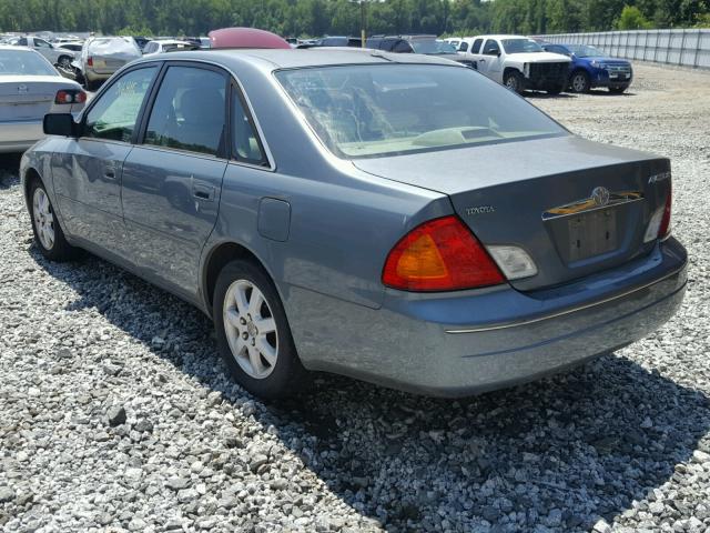 4T1BF28B81U176616 - 2001 TOYOTA AVALON XL GRAY photo 3