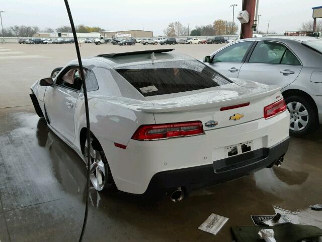 2G1FF1E3XF9208735 - 2015 CHEVROLET CAMARO LT WHITE photo 3