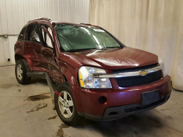 2CNDL43F696245577 - 2009 CHEVROLET EQUINOX MAROON photo 1