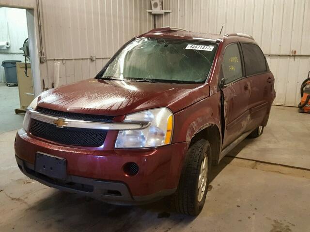 2CNDL43F696245577 - 2009 CHEVROLET EQUINOX MAROON photo 2