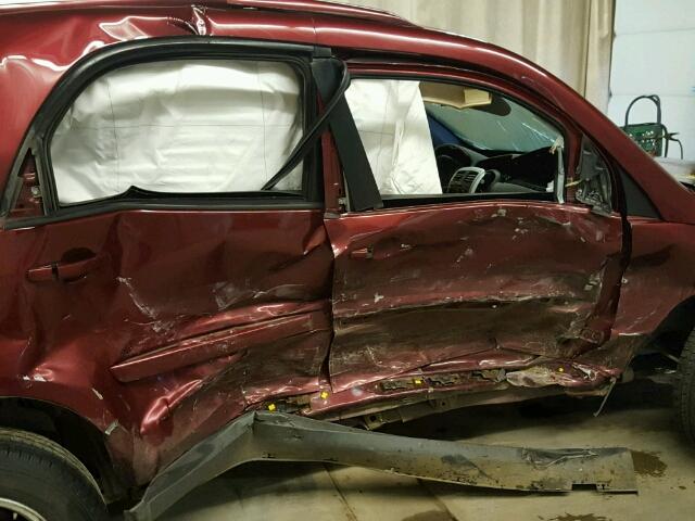 2CNDL43F696245577 - 2009 CHEVROLET EQUINOX MAROON photo 9