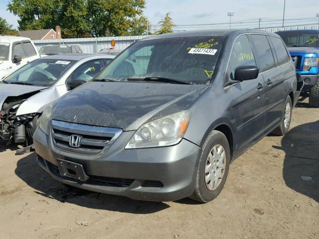 5FNRL38257B127442 - 2007 HONDA ODYSSEY LX GRAY photo 2