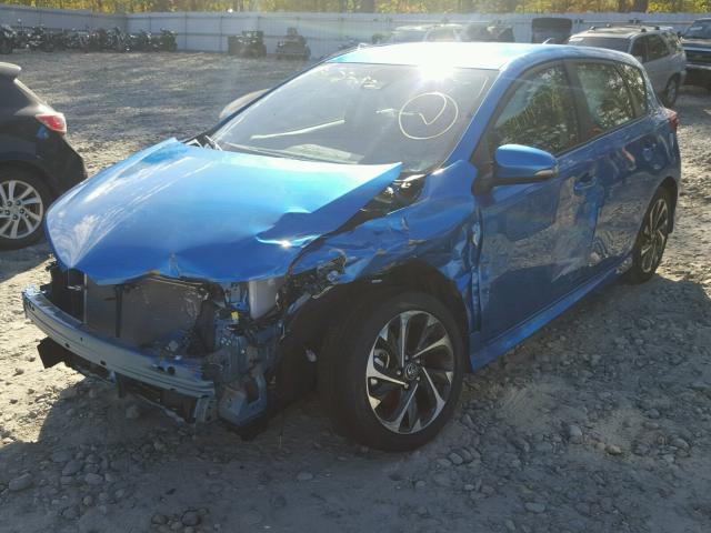 JTNKARJE6HJ546470 - 2017 TOYOTA COROLLA IM BLUE photo 2