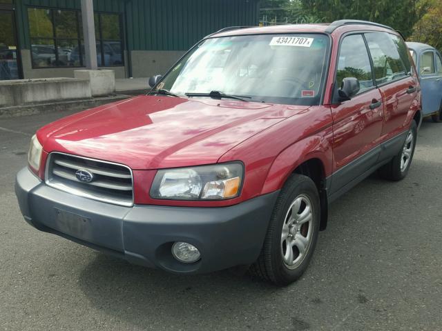 JF1SG63633H749913 - 2003 SUBARU FORESTER 2 MAROON photo 2