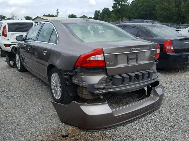 YV1AS982971017337 - 2007 VOLVO S80 3.2 BROWN photo 3