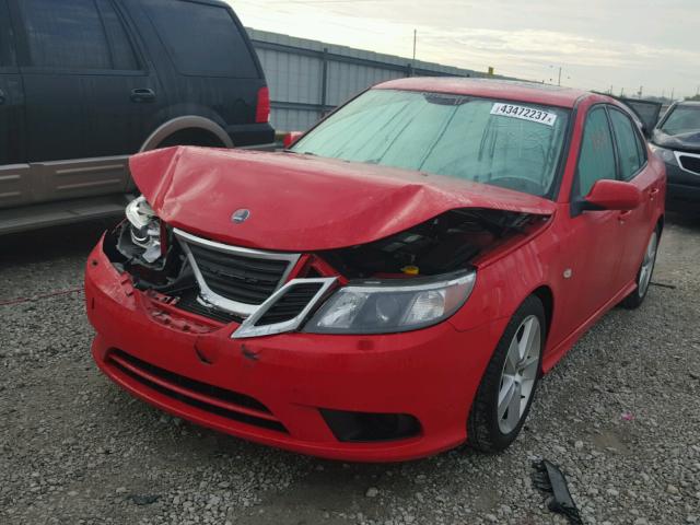 YS3FB49Y881105081 - 2008 SAAB 9-3 2.0T RED photo 2