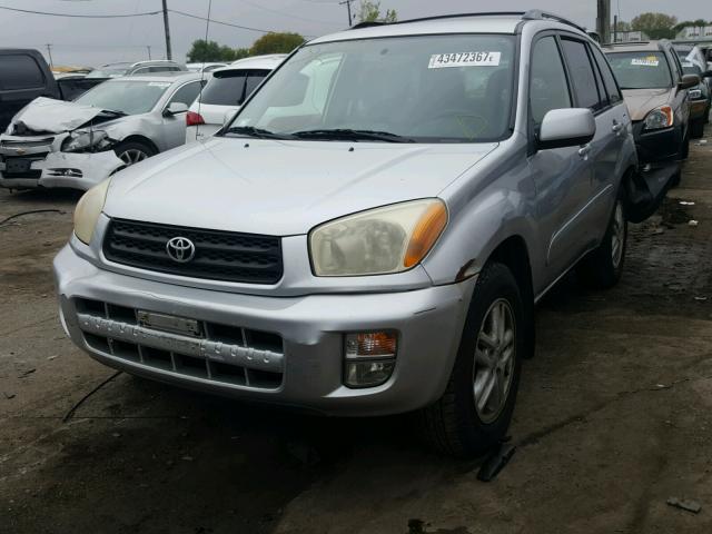 JTEGH20V320053773 - 2002 TOYOTA RAV4 SILVER photo 2