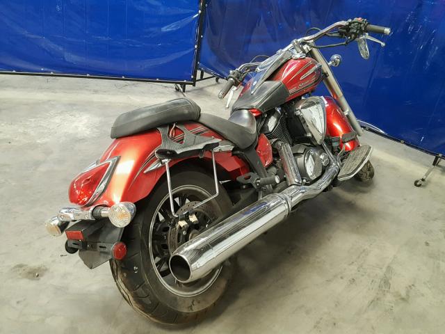 JYAVN01Y8EA002037 - 2014 YAMAHA XVS950 AC RED photo 4