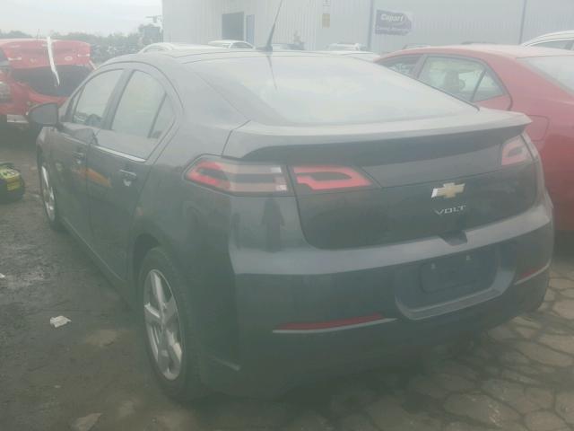 1G1RA6E44CU127973 - 2012 CHEVROLET VOLT GRAY photo 3