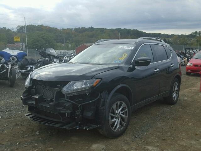 5N1AT2MV1FC926326 - 2015 NISSAN ROGUE S BLACK photo 2