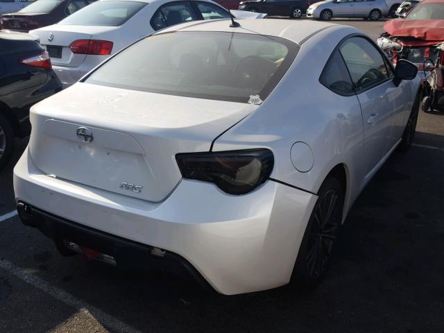 JF1ZNAA12D2726108 - 2013 TOYOTA SCION FR-S WHITE photo 4