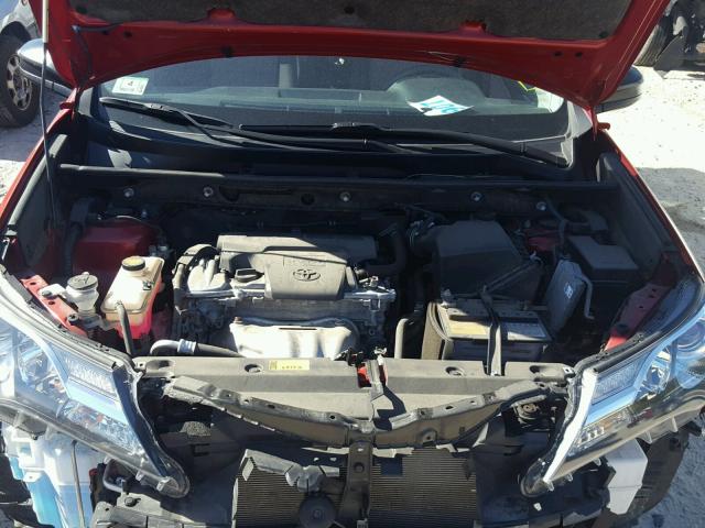 JTMBFREV5EJ000612 - 2014 TOYOTA RAV4 LE RED photo 7