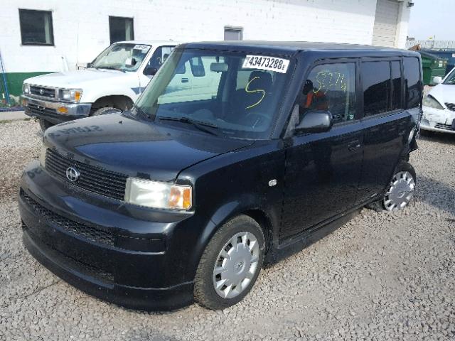 JTLKT324064126219 - 2006 TOYOTA SCION XB შავი ფოტო 2