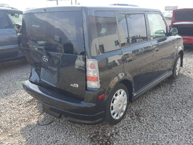 JTLKT324064126219 - 2006 TOYOTA SCION XB შავი ფოტო 4