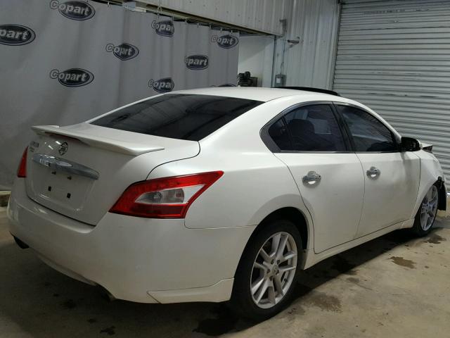 1N4AA51E99C834844 - 2009 NISSAN MAXIMA WHITE photo 4