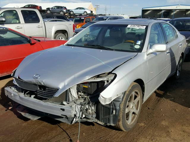 JTHBA30G765150587 - 2006 LEXUS ES SILVER photo 2