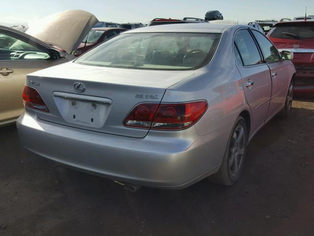 JTHBA30G765150587 - 2006 LEXUS ES SILVER photo 4