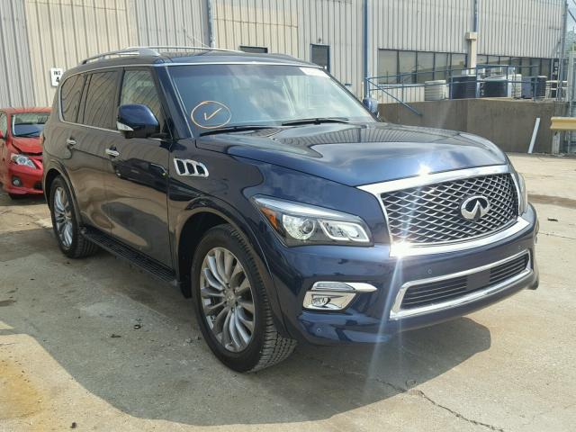 JN8AZ2NE1G9123794 - 2016 INFINITI QX80 BLUE photo 1