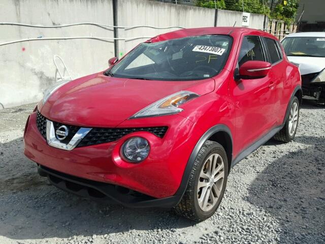 JN8AF5MR0GT600653 - 2016 NISSAN JUKE RED photo 2