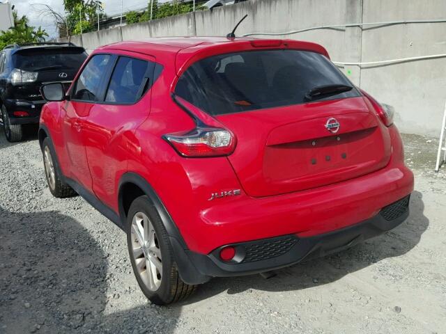 JN8AF5MR0GT600653 - 2016 NISSAN JUKE RED photo 3