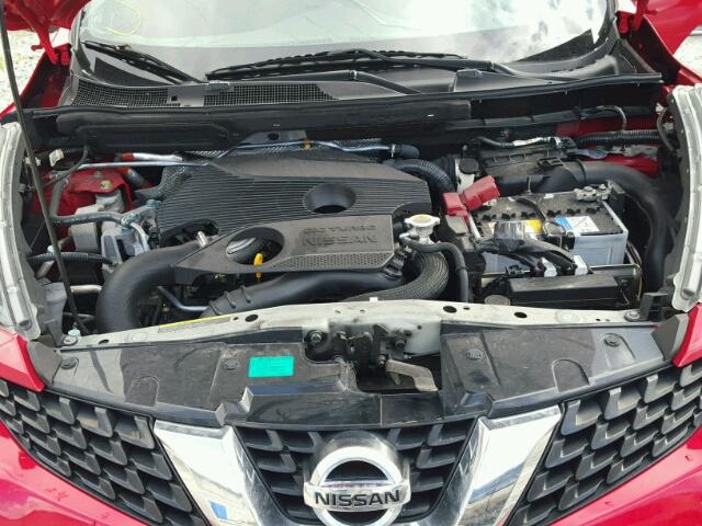 JN8AF5MR0GT600653 - 2016 NISSAN JUKE RED photo 7