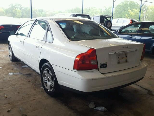 YV1TS59H641363149 - 2004 VOLVO S80 WHITE photo 3